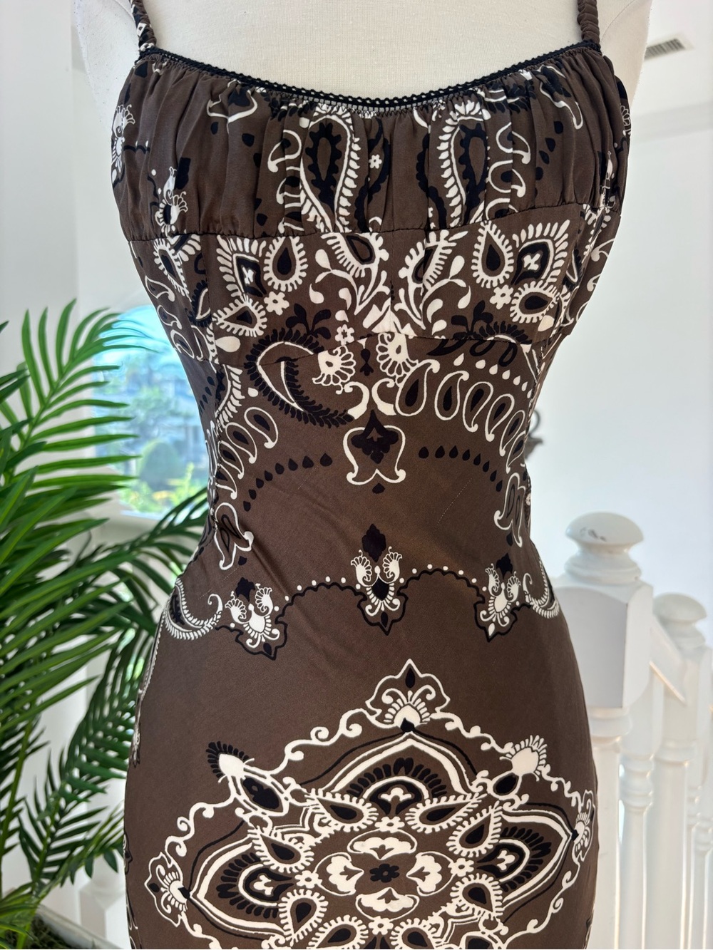 Sandro Bandana Print Midi Dress, US Size: 0 - Picture 8 of 16